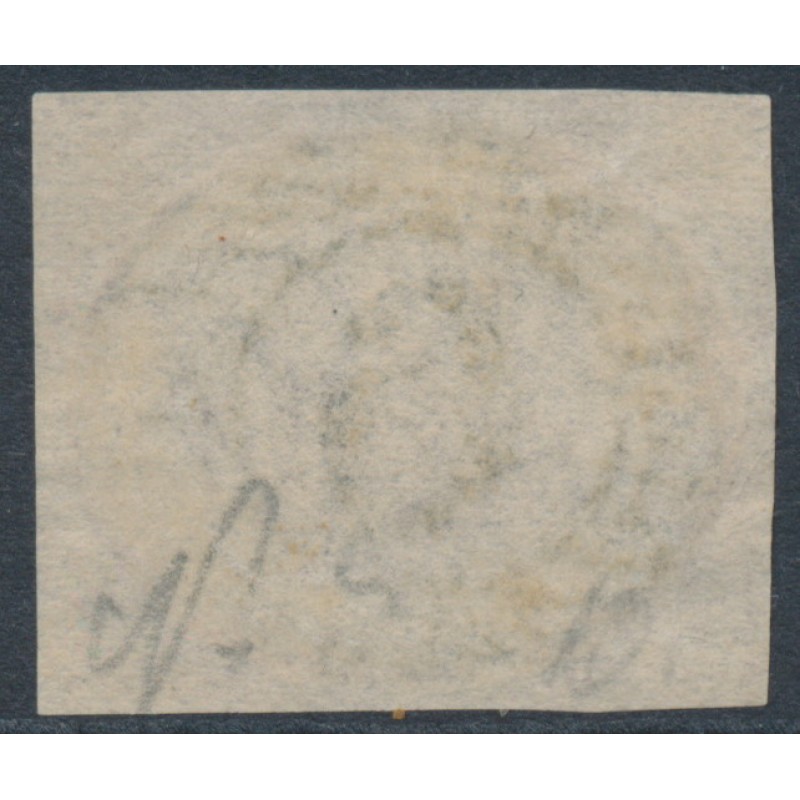 AUSTRALIA / WA - 1855 1/- grey-brown Swan, swan watermark, imperf ...