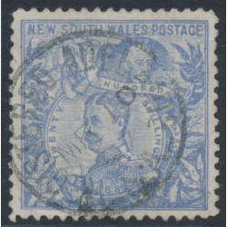 AUSTRALIA / NSW - 1890 20/- ultramarine Governors, perf. 12:11, used – SG # 264ca