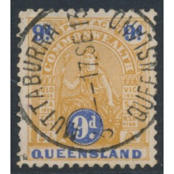 AUSTRALIA / QLD - 1905 9d pale brown/ultramarine Commonwealth, used – SG # 266