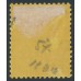 AUSTRALIA / WA - 1902 2/- vermilion on yellow QV, perf. 12½, MH – SG # 124