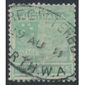 AUSTRALIA / WA - 1907 5/- emerald-green QV, crown A watermark, used – SG # 148