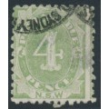 AUSTRALIA / NSW - 1891 4d green Postage Due, perf. 10:10, used – SG # D5