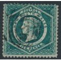 AUSTRALIA / NSW - 1870 5d dark bluish green Diadem, perf. 13:13, ‘5’ watermark, used – SG # 162a