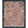 AUSTRALIA / NSW - 1877 4d pale red-brown QV, perf. 13:13, used – SG # 213