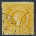 AUSTRALIA / NSW - 1877 8d yellow Diadem, perf. 13:13, used – SG # 218