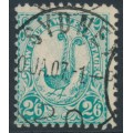 AUSTRALIA / NSW - 1905 2/6 green Lyrebird, perf. 12:11½, crown A watermark, used – SG # 349