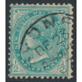 AUSTRALIA / NSW - 1907 ½d blue-green QV, double-lined A watermark, used – SG # 353