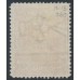 AUSTRALIA / VIC - 1884 5/- claret on yellow Stamp Duty, perf. 13, used – SG # 260