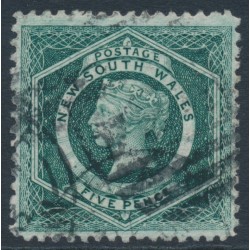 AUSTRALIA / NSW - 1903 5d green Diadem, p.12:12, sideways watermark, used – SG # 329ca