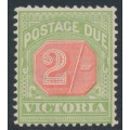 AUSTRALIA / VIC - 1895 2/- pale red/yellow-green Postage Due, MNH – SG # D19