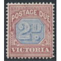 AUSTRALIA / VIC - 1890 2d dull blue/brown-lake Postage Due, MH – SG # D3