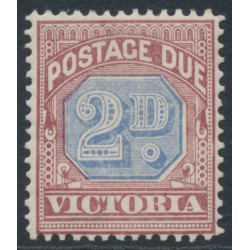 AUSTRALIA / VIC - 1890 2d dull blue/brown-lake Postage Due, MH – SG # D3