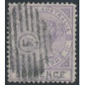 AUSTRALIA / WA - 1879 6d lilac Telegraph Stamp, postally used – SG # T2