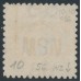 AUSTRALIA / NSW - 1883 8d yellow Diadem, perf. 10:10, used – SG # 236