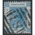 HONG KONG - 1865 12c deep blue QV, Shanghai cancel – SG # 12b / Z776