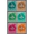 INDIA - 1962 Map of India set of 6 overprinted CONGO, MNH – SG # U1-U6