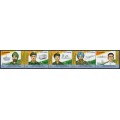 INDIA - 2000 3Rp Gallantry Award Winners strip of 5, MNH – SG # 1899a