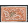 FRANCE - 1920 2Fr deep orange/blue Merson, MNH – Michel # 139