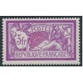 FRANCE - 1927 3Fr purple/pink Merson, MNH – Michel # 222