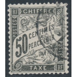 FRANCE - 1892 50c black Postage Due, used – Michel # P27