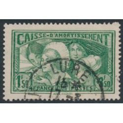 FRANCE - 1931 1.50Fr+3.50Fr green Caisse d’Amortissement, used – Michel # 261