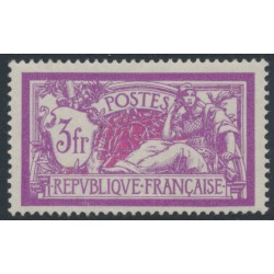 FRANCE - 1927 3Fr purple/pink Merson, MNH – Michel # 222