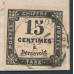 FRANCE - 1863 15c black Postage Due, imperforate, on cover – Michel # P3