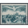 FRANCE - 1947 500Fr grey-green Seagull airmail, used – Michel # 782