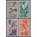 FRANCE - 1949 100Fr to 500Fr Airmail set of 4, MNH – Michel # 861-864