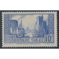 FRANCE - 1929 10Fr pale ultramarine Port de la Rochelle (type I), MNH – Michel # 241I