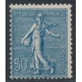 FRANCE - 1921 50c deep blue Semeuse, MH – Michel # 143