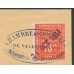 FRANCE - 1914 10c red Valenciennes war-time issue, used on cover – Michel # 127