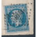 FRANCE - 1858 20c blue on lilac Napoléon III, on cover – Michel # 13Ig