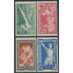 FRANCE - 1924 Paris Olympic Games set of 4, MH – Michel # 169-172