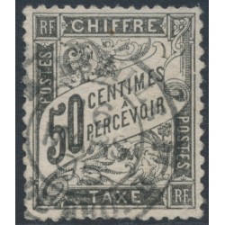 FRANCE - 1892 50c black Postage Due, used – Michel # P27