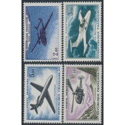 FRANCE - 1960 2.00Fr to 10.00Fr Airmail set of 4, MNH – Michel # 1279-1282