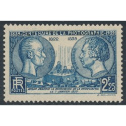 FRANCE - 1939 2.25Fr blue Photography, MNH – Michel # 446