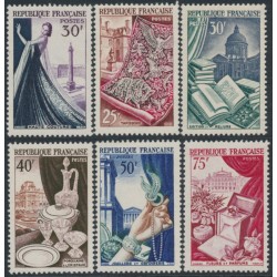 FRANCE - 1954 Export Industries set of 5, MNH – Michel # 959 + 996-1000