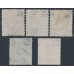 GREAT BRITAIN - 1857 Constantinople / Levant cancels – SG # Z90+Z97+Z99+Z103+Z111