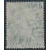 GREAT BRITAIN - 1855 2d blue QV, perf. 16, plate 6, check letters SH, used – SG # 27