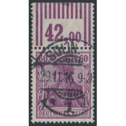 GERMANY - 1915 60pf purple Germania, diamonds watermark, used – Michel # 92IIbWOR