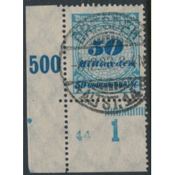 GERMANY - 1923 50Milliarden cobalt-blue Numeral, used – Michel # 330A