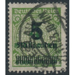 GERMANY - 1923 5Milliarden on 4Millionen Mk green Numeral, used – Michel # 333A