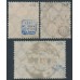 GERMANY - 1923 Rhein & Ruhr Relief set of 3, used – Michel # 258-260