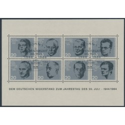 WEST GERMANY / BRD - 1964 Resistance Fighters M/S, used – Michel # Block 3