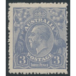 AUSTRALIA - 1926 3d pale dull blue KGV, die Ia, single watermark, MH – ACSC # 105E