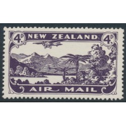 NEW ZEALAND - 1931 4d blackish purple Airmail, MNH – SG # 549