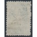 NEW ZEALAND - 1865 2d blue QV Chalon, perf. 12½, star watermark, used – SG # 115