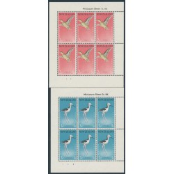 NEW ZEALAND - 1959 Health M/S (Birds) set of 2, MNH – SG # MS777c