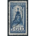 NETHERLANDS - 1923 5G deep blue Queen Wilhelmina Jubilee, used – NVPH # 131